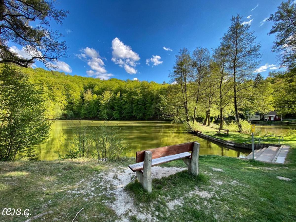 Schonsee-Camping Wohnwagen Urnshausen Exterior foto